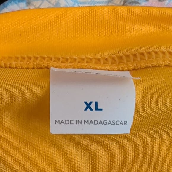 Sporttek  Size XLYellow Men's Long Sleeve Shirt - Picture 3 of 5